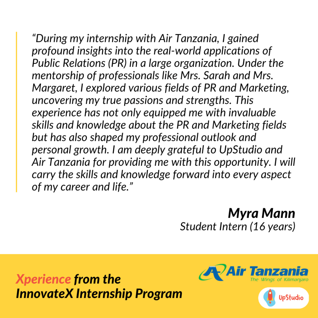 InnovateX Interns - Myra's Testimonial