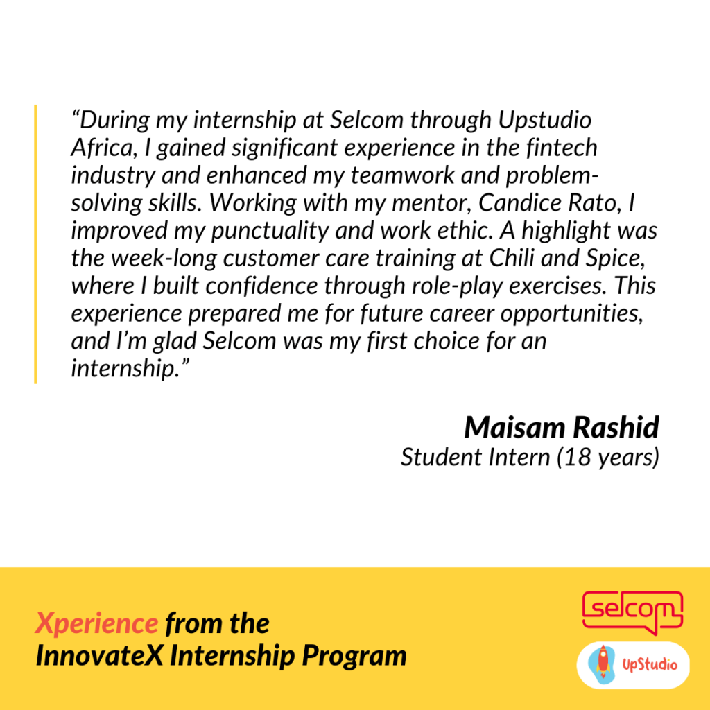 InnovateX Interns - Maisam's Testimonial